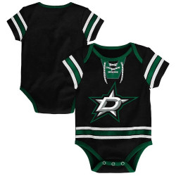 Outer Stuff Nhl Hockey Pro Creeper Plain Back Dallas Stars Black