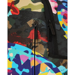 Sprayground Backpack Sliced And Diced Camo Backpack Blue Multi