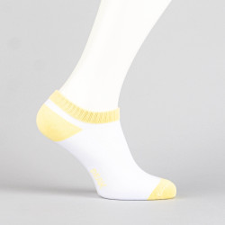 Dámske členkové ponožky PEAK Fashion Anklet bielo-žlté