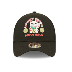 New Era Lucky Paws Repreve Black A-Frame Trucker Cap Black