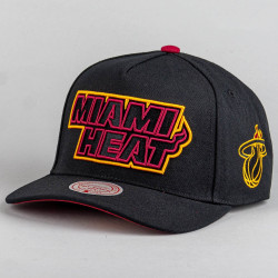 Šiltovka Mitchell & Ness NBA Class Act Pro Snapback Miami Heat čierna