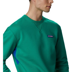 Columbia Bugasweat Crew Emerald Green/Lapis Blue