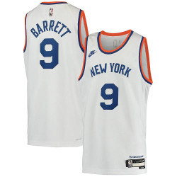 NIKE BOYS YEAR ZERO SWINGMAN JERSEY NEW YORK KNICKS - RJ Barrett WHITE/BLUE/ORANGE