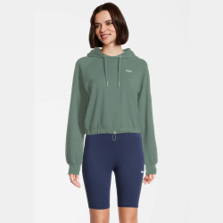 Fila BAALBERGE cropped hoody Silt Green