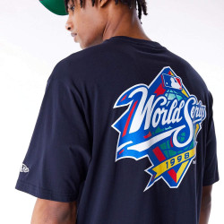 Tričko New Era New York Yankees MLB World Series Navy Oversized T-Shirt tmavomodré