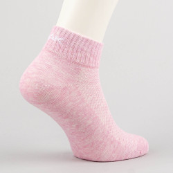 Peak Mideum Cut Socks Pink