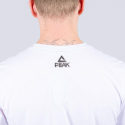 Peak Basketball Round-Neck T-Shirt White