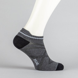 Pánske členkové ponožky PEAK Fashion Anklet tmavosivé