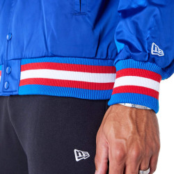 Bunda bomer New Era NBA Philadelphia 76ers Satin Blue Bomber Jacket modrá