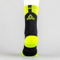 Basketbalové ponožky PEAK Basketball Pro Socks čierno-žlté