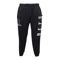 OUTER STUFF OFF COURT FLEECE KNIT JOGGER P BROOKLYN NETS - KEVIN DURANT BLACK/WHITE