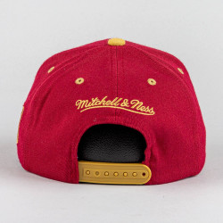 Šiltovka Mitchell & Ness Cleveland Cavaliers Team Arch Snapback červená