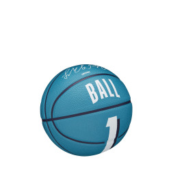 Wilson NBA Player Icon Mini Bskt. LaMelo Ball (sz. 3) Blue/White