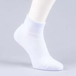 Peak Medium Cut Socks White