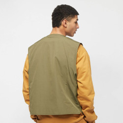 Sean John Script Logo Multifunctional Jacket olive/bright yellow