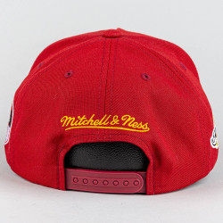 Šiltovka Mitchell & Ness Miami Heat NBA Double Clutch Pro Snapback červená