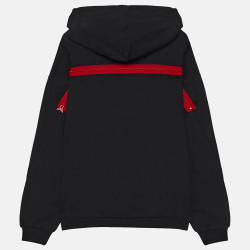 Sprayground Hidden In The Zipper Shark Fullzip Hoodie Black