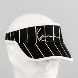 Karl Kani KK Signature Pinstripe Visor black