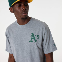 Tričko New Era Oakland Athletics MLB Ice Cream Grey Oversized T-Shirt šedé