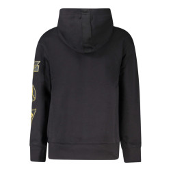 Detská mikina s kapucňou JORDAN See Me Shine čierna