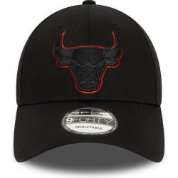 Šiltovka New Era 940 NBA Chicago Bulls Metallic Outline Black 9FORTY Adjustable Cap čierna