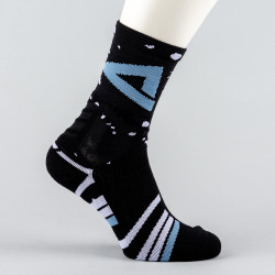 Peak Wiggins Matching Basketball Socks Black