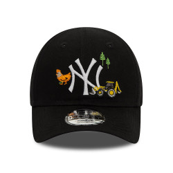 NEW ERA MLB New York Yankees Toddler Icon Black 9FORTY Adjustable Cap