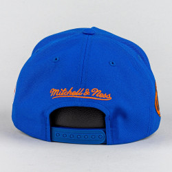 Šiltovka Mitchell & Ness New York Knicks NBA Double Clutch Pro Snapback modrá