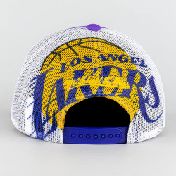 Mitchell & Ness OFF THE BACKBOARD TRUCKER LOS ANGELES LAKERS Purple / White