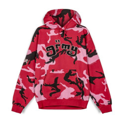 Grimey Wear All Over Print Tusker Temple Vintage Hoodie Red