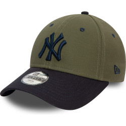 Detská šiltovka NEW ERA 940K MLB Contrast 9forty NEW YORK YANKEES olivová