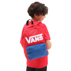 VANS BOYS NEW SKOOL BACKPACK TRUE BLUE/TRUE RED