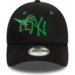 Detská šiltovka New Era 940K MLB New York Yankees Child Dinosaur Black 9FORTY Adjustable Cap čierna