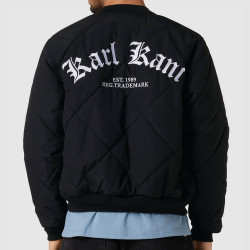 Karl Kani KK OG Old English Quilted Bomber black