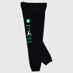 NIKE JORDAN YA NK PANT FLC CTS STMT - B8-20 (pre deti 8-20 rokov) BOSTON CELTICS BLACK