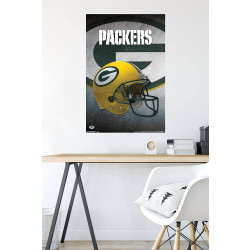 Plagát NFL Poster Green Bay Packers Helmet