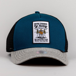 DJINN'S Trucker Cap HFT Being Cheered Petrol/Heather Grey