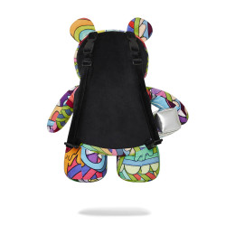 Sprayground Steady Trippin Moneybear Teddybear Backpack Multi