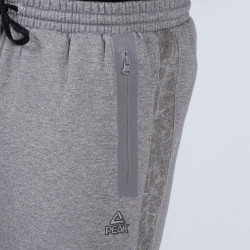 PEAK Brushed Knitted Sweater Pants Mid.Melange Grey