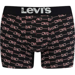 Levis Men Lsco Logo Aop Boxer Brief 2P Black