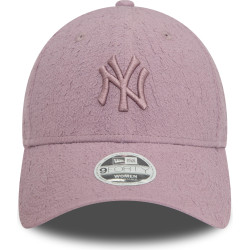 Dámska šiltovka New Era 940W MLB New York Yankees Womens Bubble Stitch Purple 9FORTY Adjustable Cap ružová