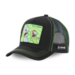 Capslab Rick And Morty Psy Trucker Cap Black