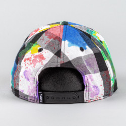 DJINN'S 6 Panel TrueFit Dirty Check Black/Multi