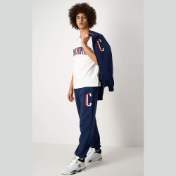 Champion Knitted elastic cuff pants Navy