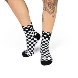 Ponožky American Socks Checkerboard B/W - Ankle High