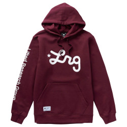 LRG LIFTED SCRIPT POH BURGUNDY