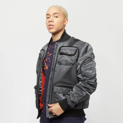 Sean John Script Logo Tactical Bomberjacket
dark grey