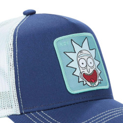 Capslab Rick And Morty Rick Sanchez Trucker Cap Blue