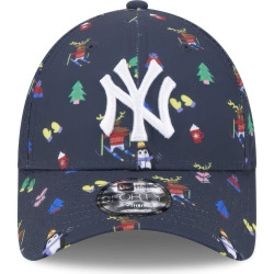 Detská šiltovka New Era 940K MLB New York Yankees Youth Festive Navy 9Forty Adjustable Cap modrá