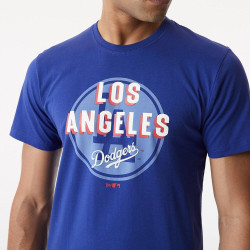 NEW ERA tričko MLB Heritage graphic tee LOS ANGELES DODGERS Blue